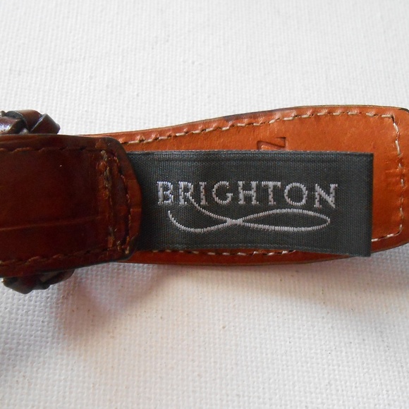 Woven Leather Concho Belt - Picture 3 of 7